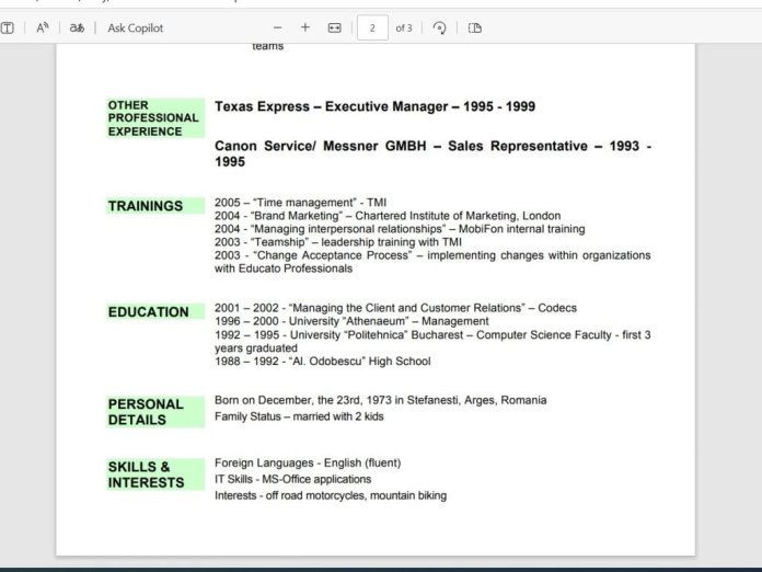 Cum a falsificat ministrul Ionuț Moșteanu primul său CV pentru guvern. „Nu a fost niciodată student la noi”