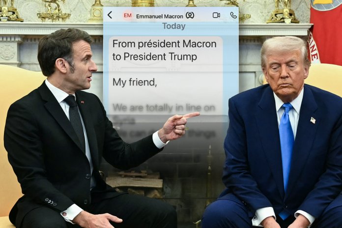 Donald Trump a făcut publice mesajele primite de la Emmanuel Macron: „Prietene, nu înțeleg ce ai de gând în Groenlanda”