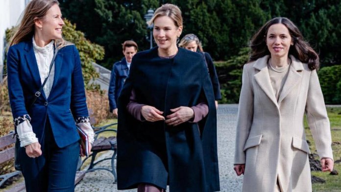 Mirabela Grădinaru, alături de prima doamnă a Poloniei în Varșovia. Informații referitoare la întâlnirea de la...