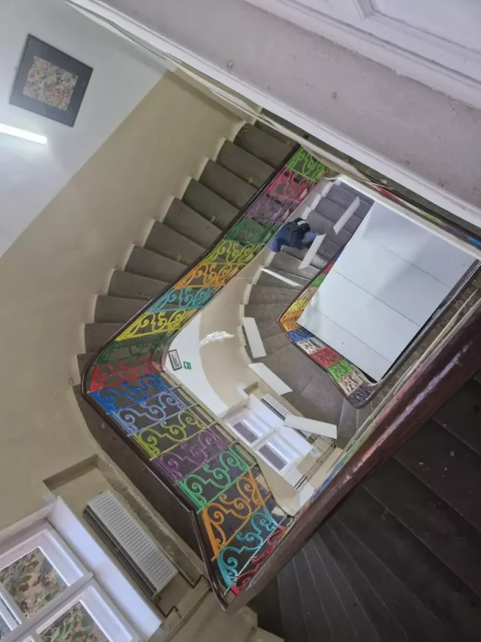 Imagini șocante dintr-o școală din Timișoara: Studenții, îngrămădiți în săli de clasă la subsol, afectate de umezeală, praf și ciuperci.