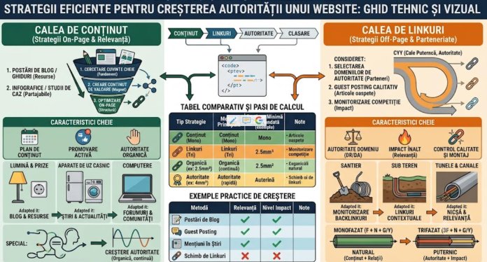 Strategii eficiente pentru creșterea autorității unui website