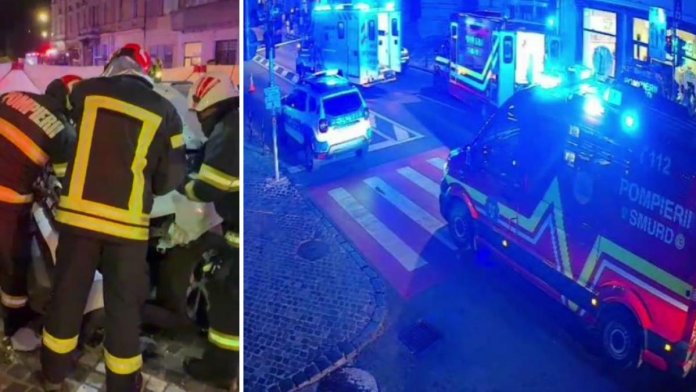 Accident nefericit la Brașov: O autoturism a izbit un grup de persoane, trei morți
