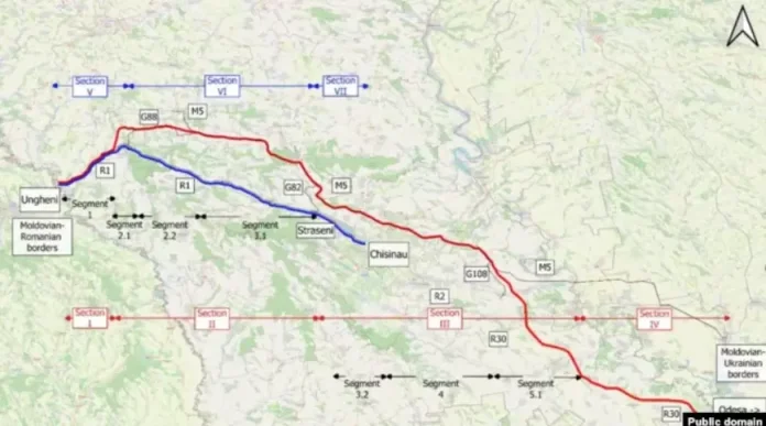 Autostrada A8: Rutele Târgu Mureș – Ungheni – Chișinău între România și Ucraina