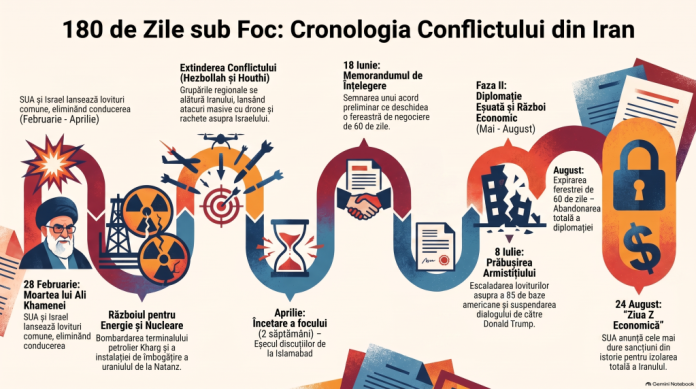 Războiul din Iran a atins a șasea lună: Șase efecte semnificative post-conflict.